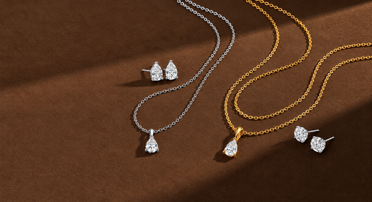Clarte luxury diamond jewelry on brown velvet GMA deal banner