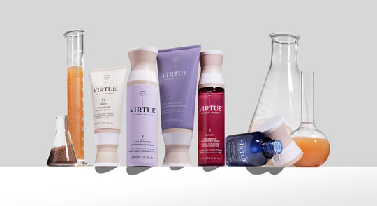 Virtue hair care products deal banner