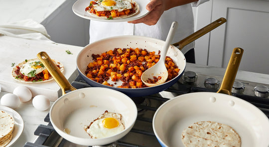 Gma Greenpan cookware set deal banner up to 66% off