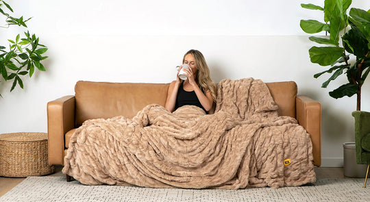 Big Blanket Co GMA Deals and Steals banner showing 50% off